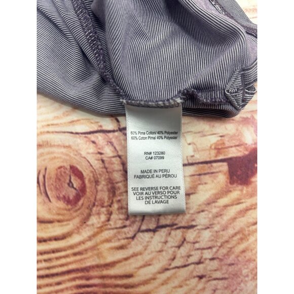 Travis Mathew Mens Gray Pima Cotton Blend Polo Large - Picture 6 of 7